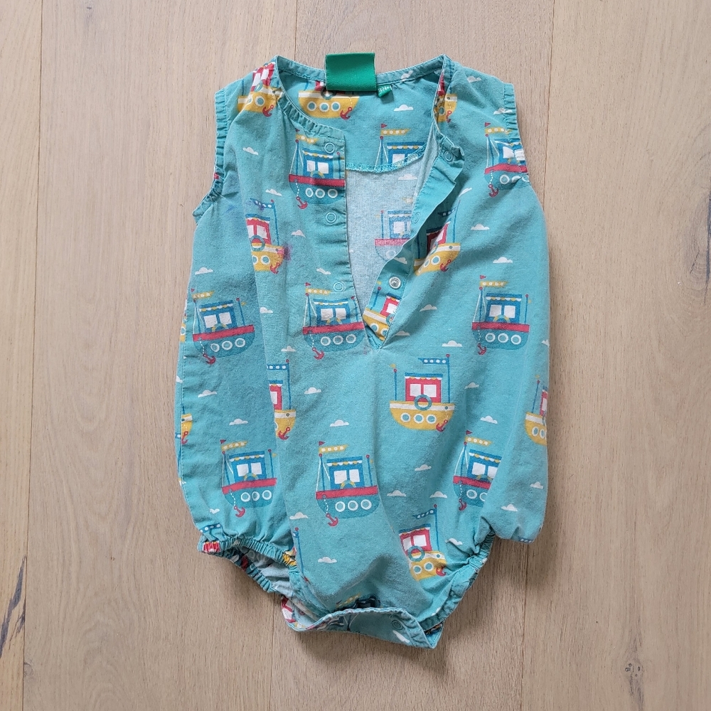 Little Green Radicals bubble onesie